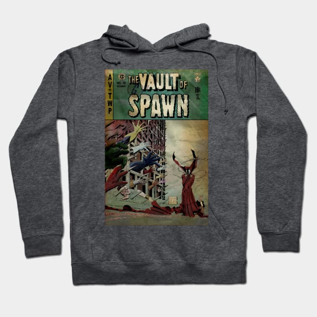 Dave Sim's The Vault of Spawn (distressed) Hoodie by Matt Dow's AMOC TeePublic Shop